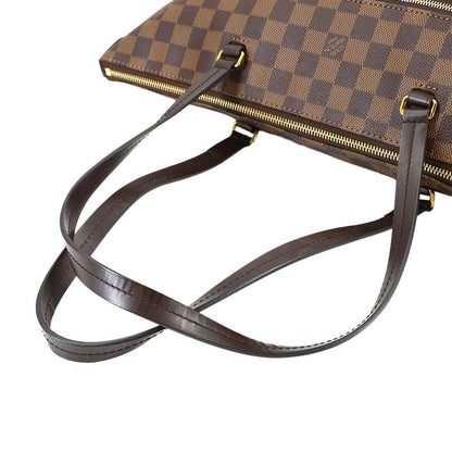 Louis Vuitton Damier Iena MM Tote Ebene Gold