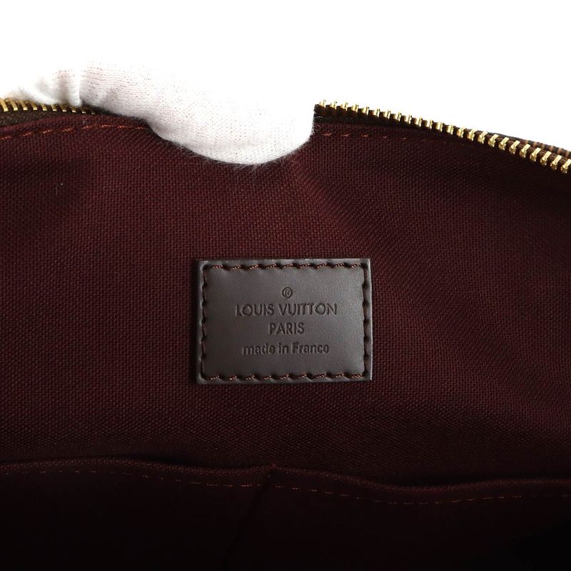 Louis Vuitton Damier Iena MM Tote Ebene Gold