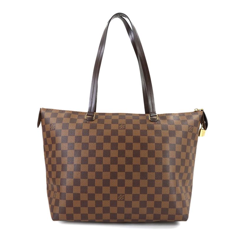 Louis Vuitton Damier Iena MM Tote Ebene Gold