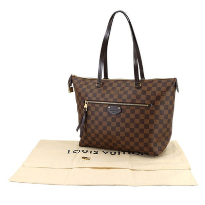 Louis Vuitton Damier Iena MM Tote Ebene Gold