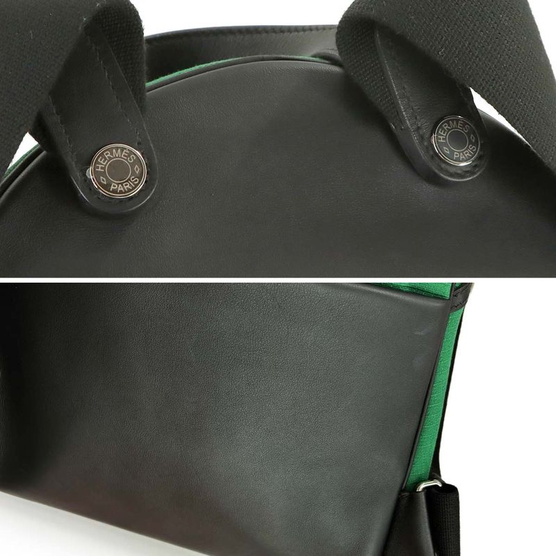 Hermes Sac a Dos All Backpack Toile Bivack Vermoyen T-Shirt