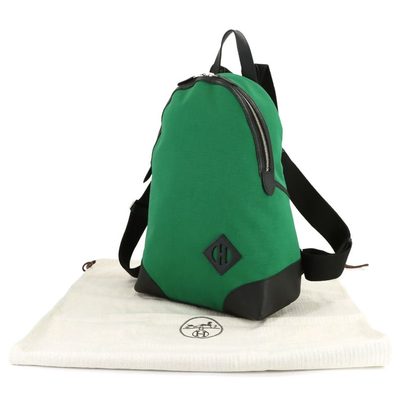 Hermes Sac a Dos All Backpack Toile Bivack Vermoyen T-Shirt