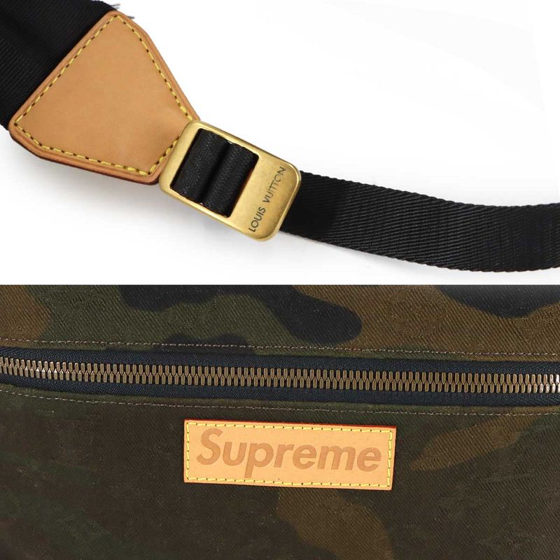 Louis Vuitton Supreme Apollo Backpack Canvas Camouflage