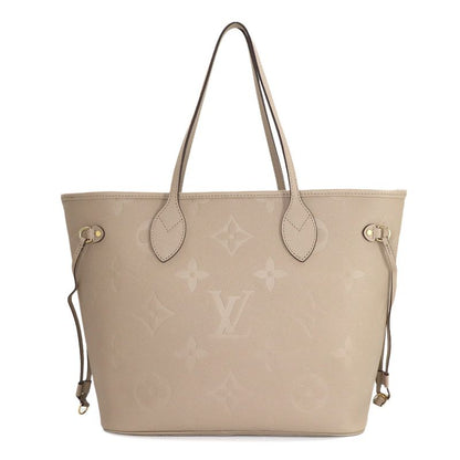 Louis Vuitton Monogram Empreinte Neverfull MM Tote Tourterelle