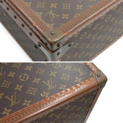 Louis Vuitton Monogram Alzer 65 Trunk Case Bag Brown