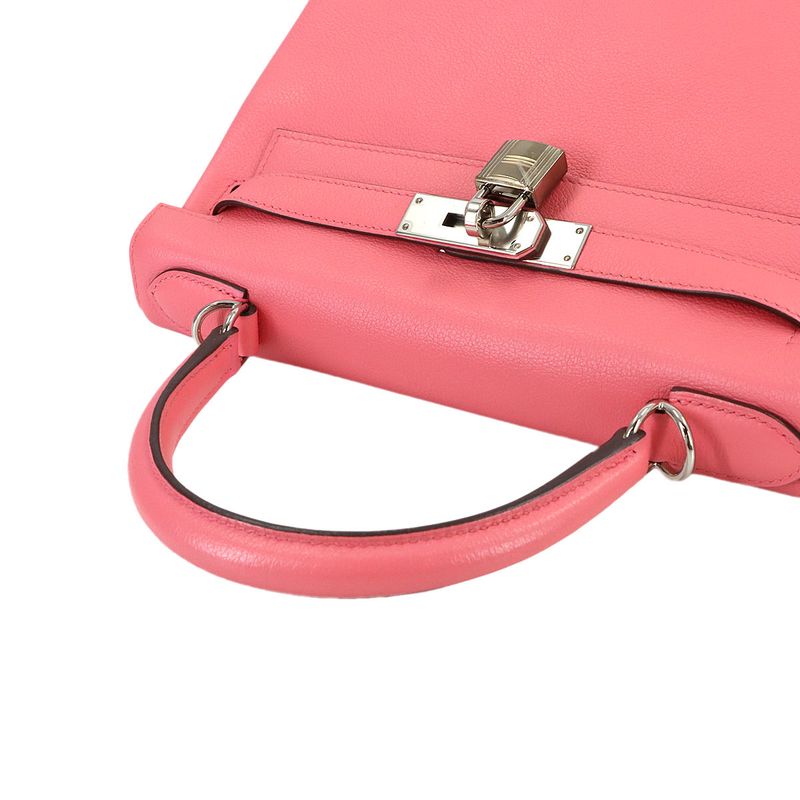Hermes Kelly 28 Verso Evercolor Roseuete Terbatue 2-Way Bag