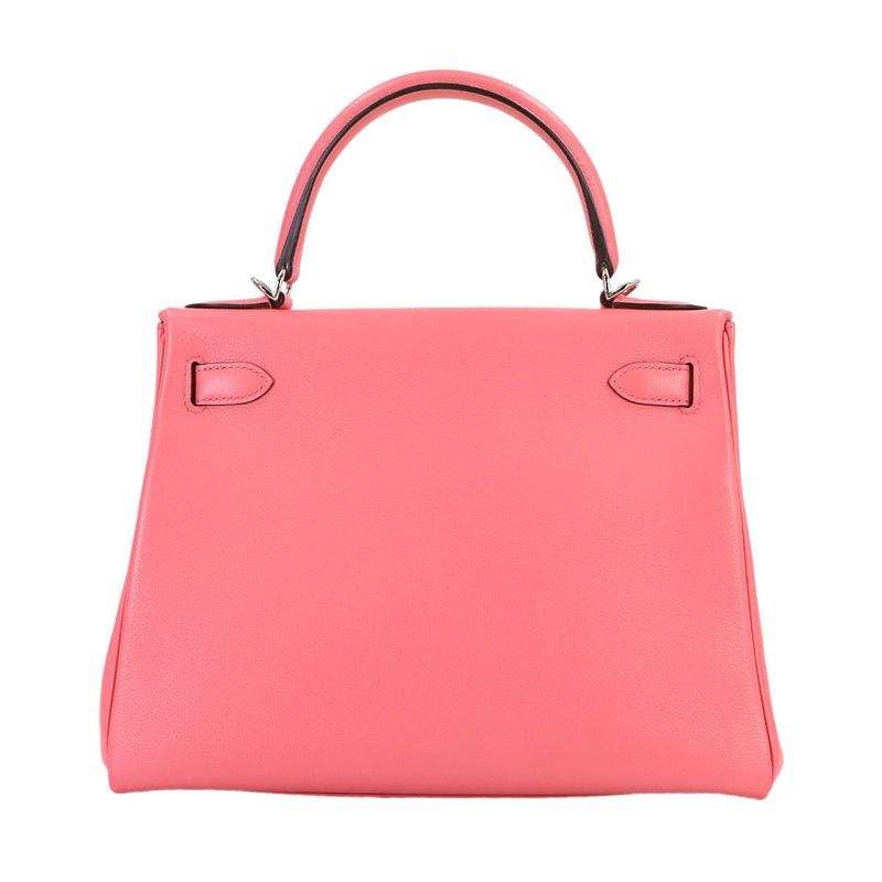 Hermes Kelly 28 Verso Evercolor Roseuete Terbatue 2-Way Bag