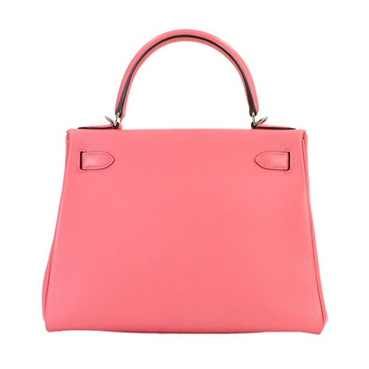 Hermes Kelly 28 Verso Evercolor Roseuete Terbatue 2-Way Bag