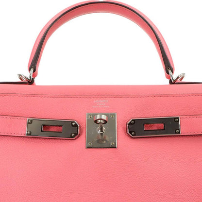 Hermes Kelly 28 Verso Evercolor Roseuete Terbatue 2-Way Bag