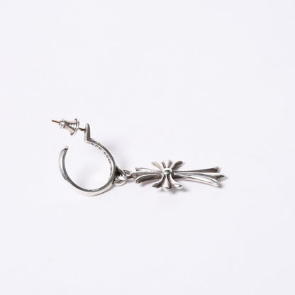 Chrome Hearts 1 Ball Tiny CH Cross Charm Single Earrings 5.2 925 Sterling — view 4