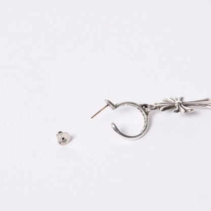 Chrome Hearts 1 Ball Tiny CH Cross Charm Single Earrings 5.2 925 Sterling — view 7