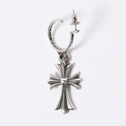 Chrome Hearts 1 Ball Tiny CH Cross Charm Single Earrings 5.2 925 Sterling — view 2