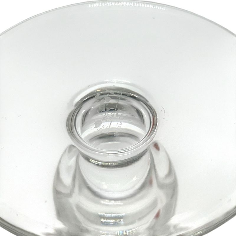 Hermes Wine Glass Checkerboard Tableware Cup Crystal Clear