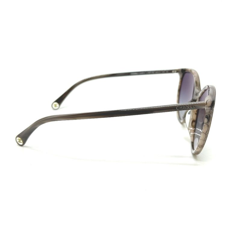 Chanel Sunglasses Gradient Plastic Gray Eyewear