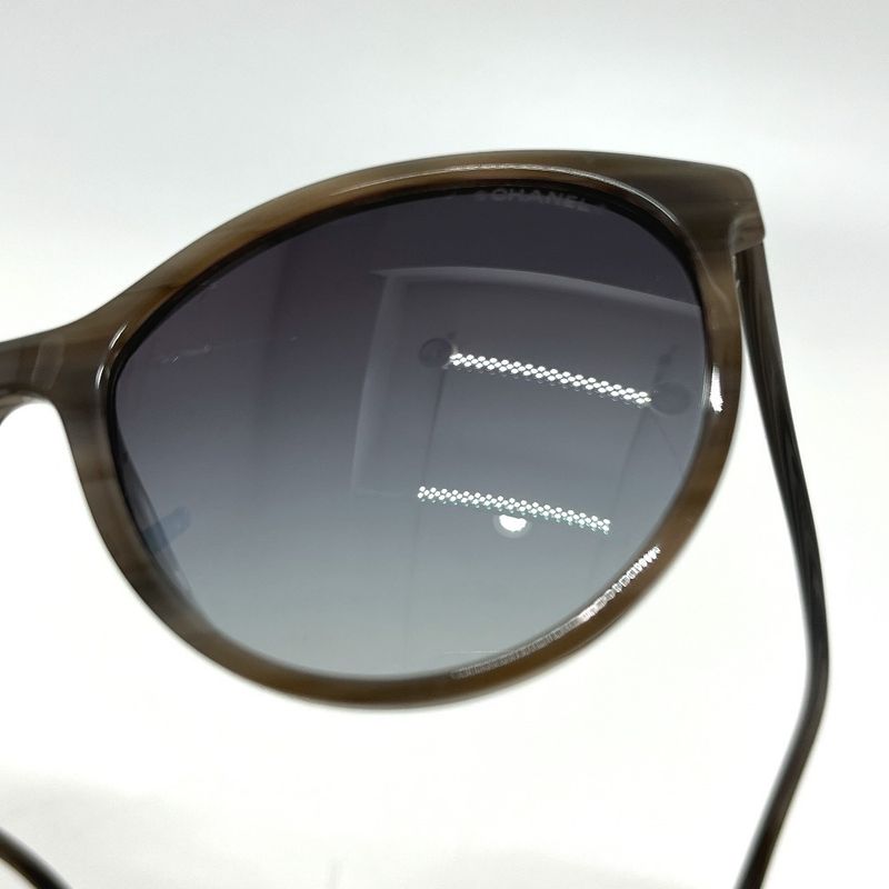 Chanel Sunglasses Gradient Plastic Gray Eyewear