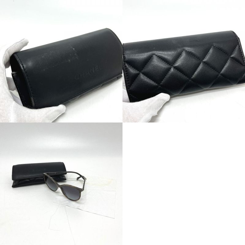 Chanel Sunglasses Gradient Plastic Gray Eyewear