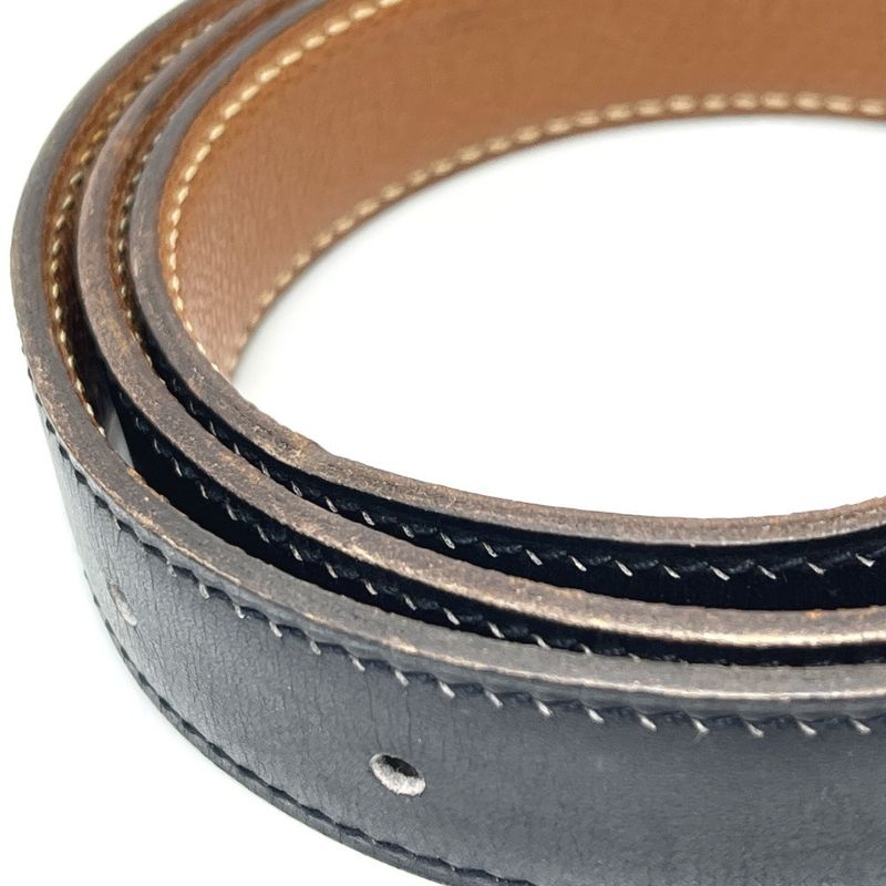 Hermes Belt Only Box Calf Black