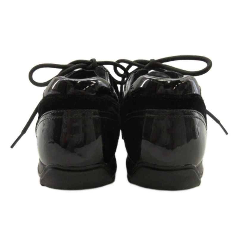 Prada Sports Sport Logo Velour Shoes Sneakers Black 35.5