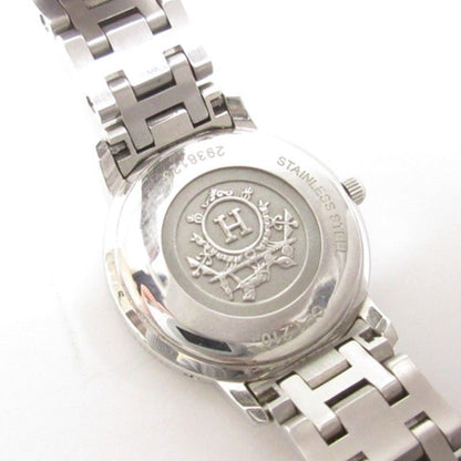 Hermes Clipper Watch Quartz White Dial