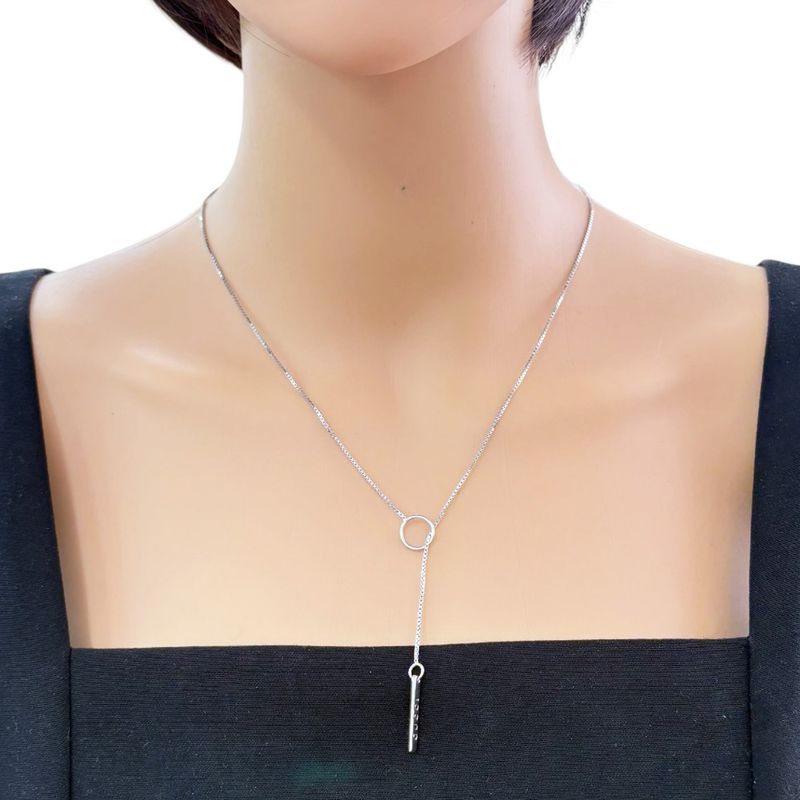 Gucci Lariat Necklace 18k Gold
