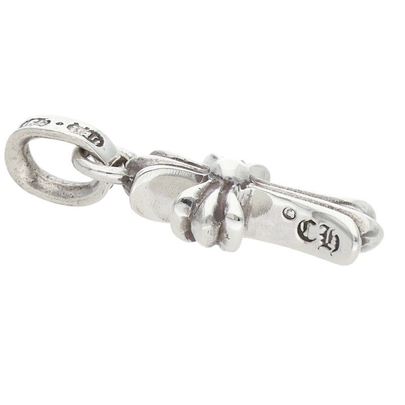 Chrome Hearts Crs Bbyfat Baby Fat Charm Silver Necklace Top