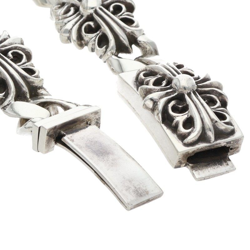Chrome Hearts Keeper Link Silver Bracelet