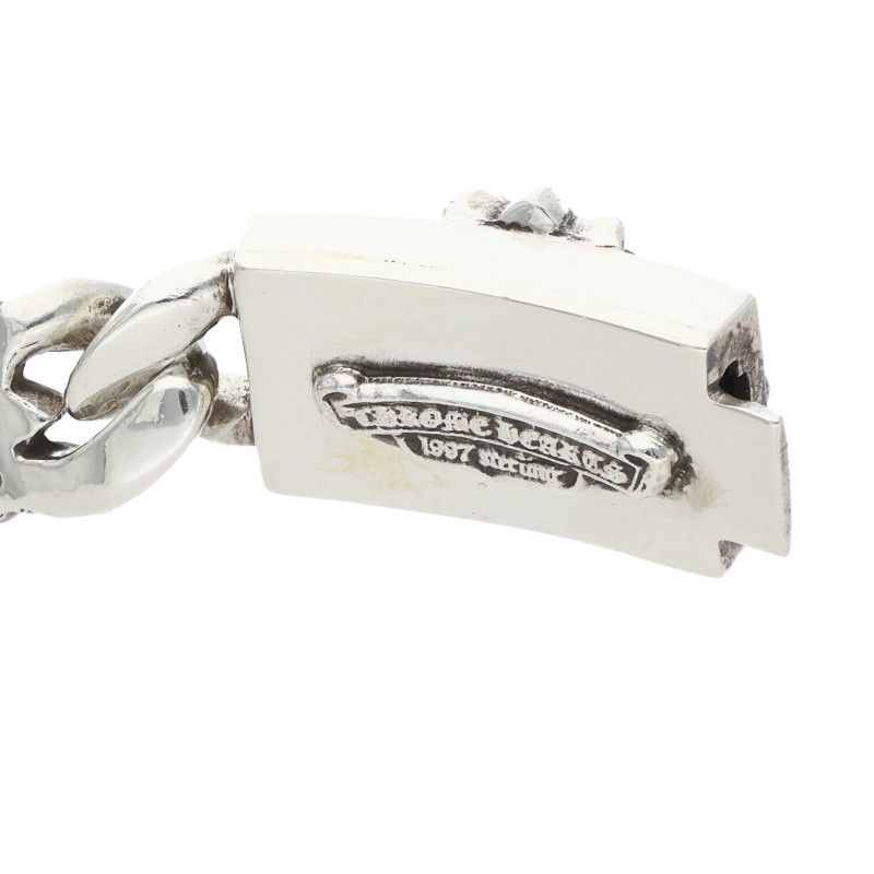 Chrome Hearts Keeper Link Silver Bracelet