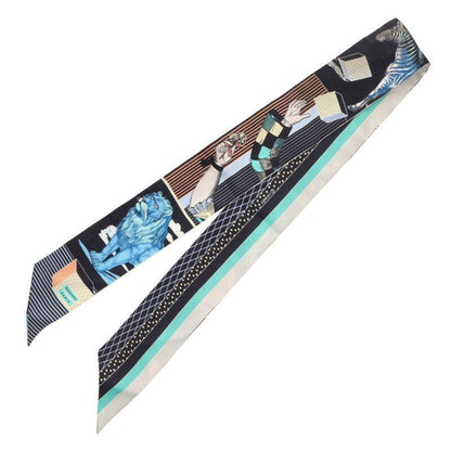 Hermes Grand Thetre Nuveau All Over Pattern Scarf
