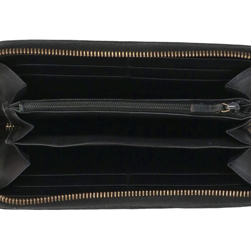 Gucci GG Split Mu Bee Round Fastener Wallet
