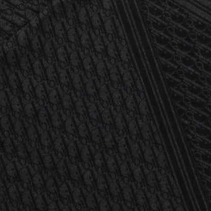 Dior Homme Oblique Dark Pattern Cashmere Scarf