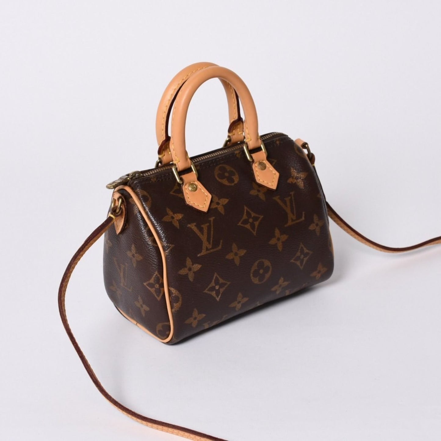 Louis Vuitton Nano Speedy 2-Way Shoulder Bag Monogram — view 3