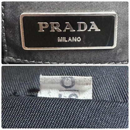 Prada Triangle Logo Belt Bag Nylon Black