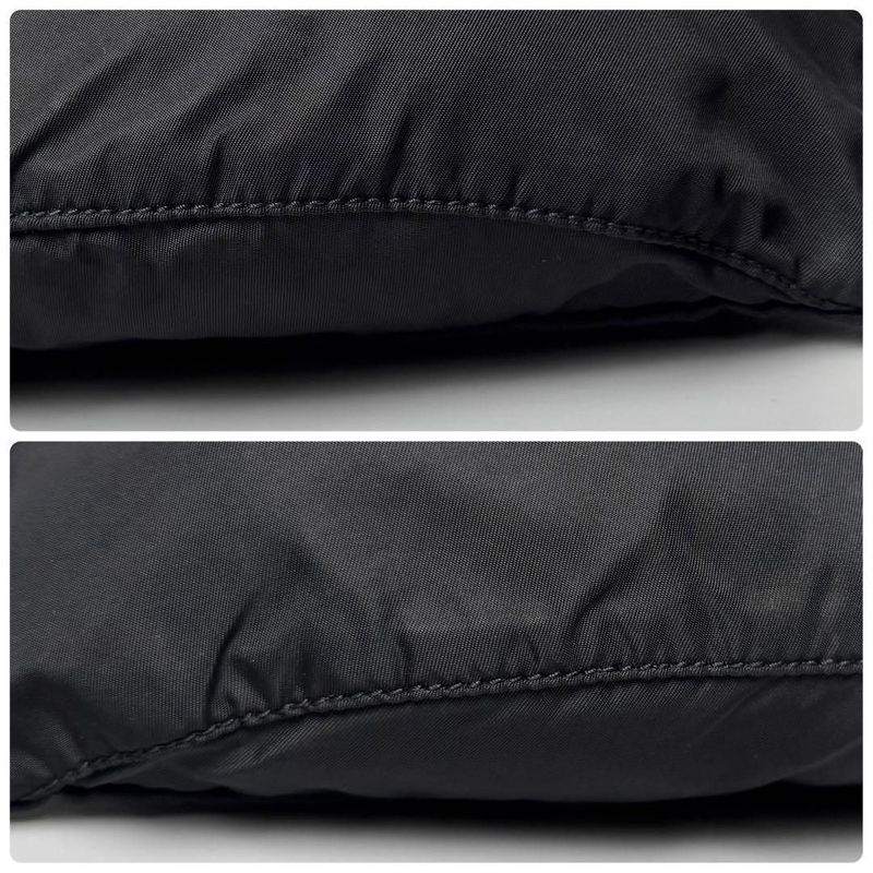 Prada Triangle Logo Belt Bag Nylon Black