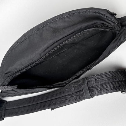 Prada Triangle Logo Belt Bag Nylon Black
