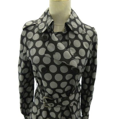 Moncler 365 Comme Des Garcons Nylon Trench Coat Dot Pattern Belt Mid Length 0