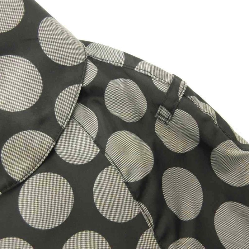 Moncler 365 Comme Des Garcons Nylon Trench Coat Dot Pattern Belt Mid Length 0