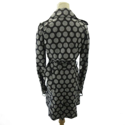 Moncler 365 Comme Des Garcons Nylon Trench Coat Dot Pattern Belt Mid Length 0