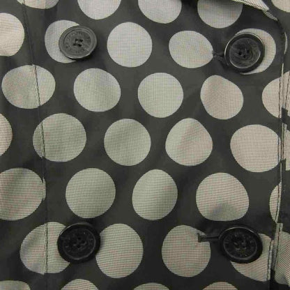 Moncler 365 Comme Des Garcons Nylon Trench Coat Dot Pattern Belt Mid Length 0