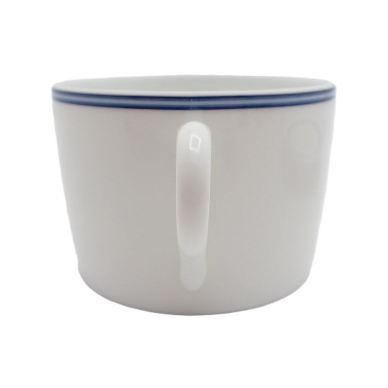 Hermes Chaine D'ancre Cup and Saucer White Hat