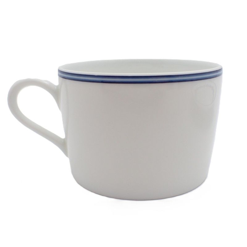 Hermes Chaine D'ancre Cup and Saucer White Hat
