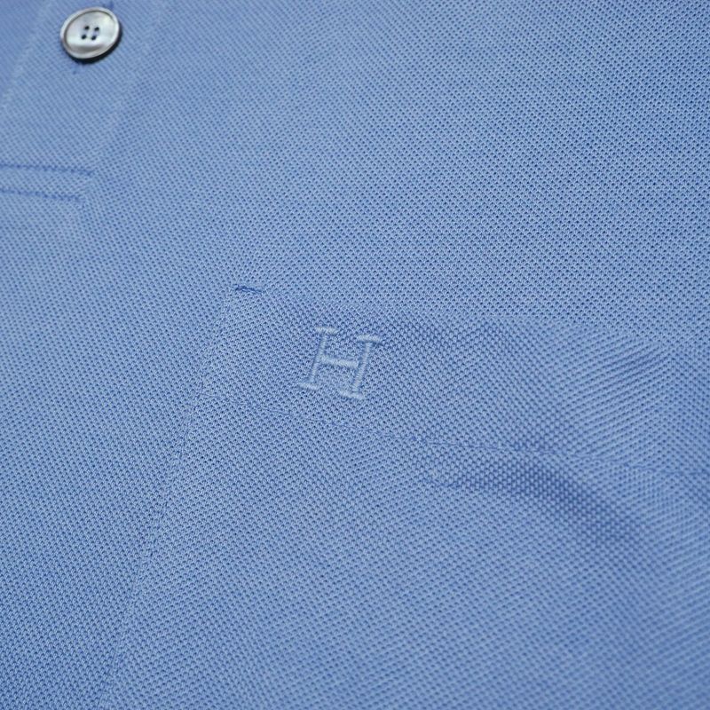 Hermes Polo Shirt XL Hlogo Pique Short Sleeve