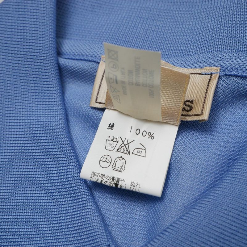 Hermes Polo Shirt XL Hlogo Pique Short Sleeve