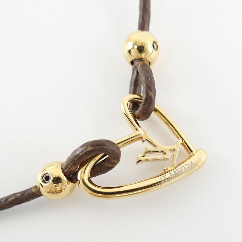 Louis Vuitton Bracelet Fall in Love Monogram Brown Gold