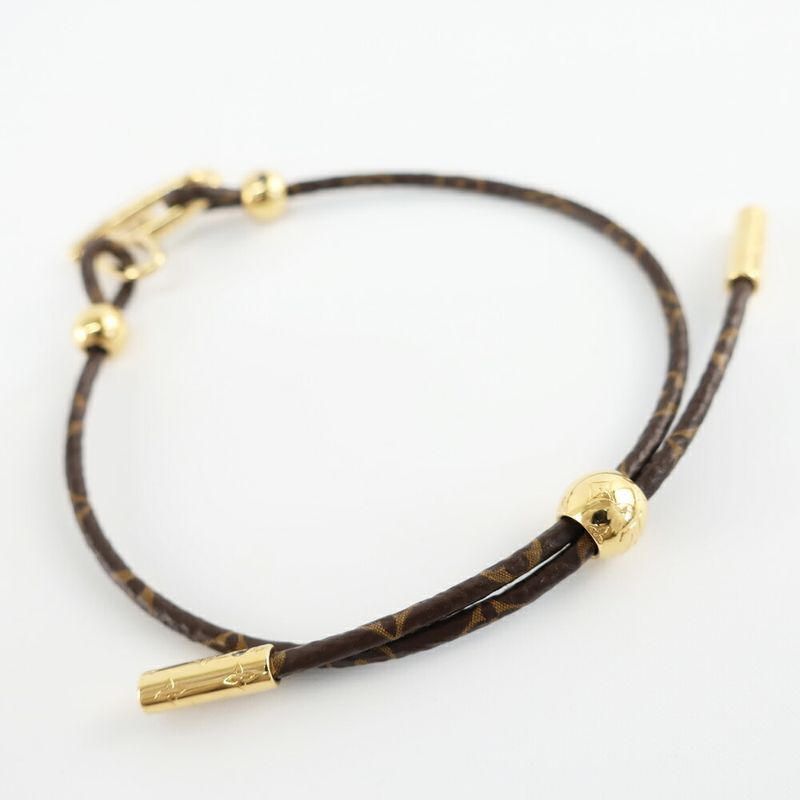 Louis Vuitton Bracelet Fall in Love Monogram Brown Gold