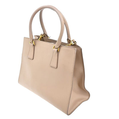 Prada Galleria Saffiano Shoulder Handbag 2-Way Pink Leather