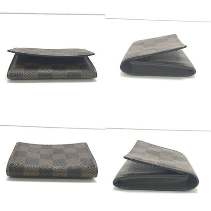Louis Vuitton Card Case Damier Business Holder Brown