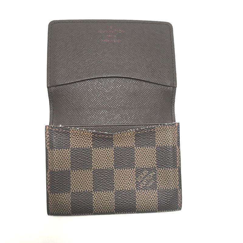 Louis Vuitton Card Case Damier Business Holder Brown