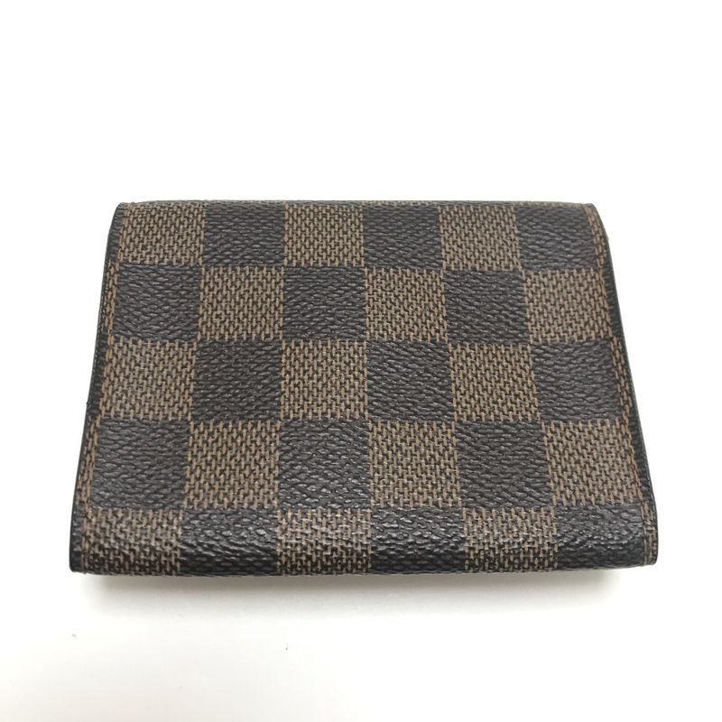 Louis Vuitton Card Case Damier Business Holder Brown