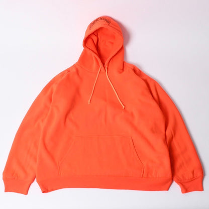 Chrome Hearts Vintage Lining Thermal Hoodie S Acrylic Orange