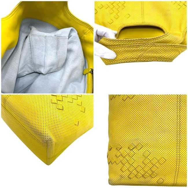 Bottega Veneta Tote Yellow Intrecciato